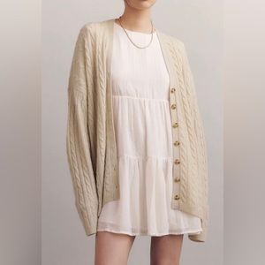 Reformation Giusta Oversized Cashmere Cardigan
